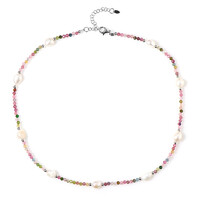 Collana in argento con Tormalina (Riya)