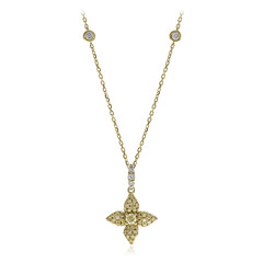 Collana in oro con Diamante Giallo SI2 (CIRARI)