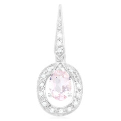 Ciondolo in argento con Tormalina Rosa Cuprian