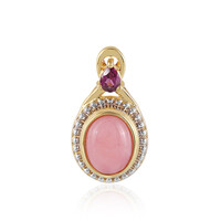 Ciondolo in argento con Opale Rosa