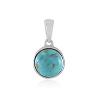 Ciondolo in argento con Turchese Kingman Mohave Blu