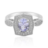 Anello in argento con Tanzanite