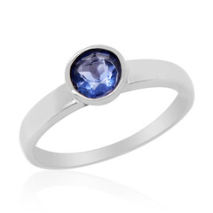 Anello in argento con Fluorite Cangiante