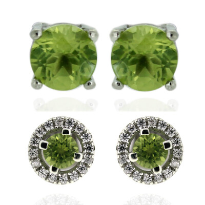 Set orecchini in argento con Peridoto