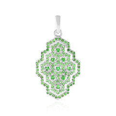 Ciondolo in argento con Tsavorite