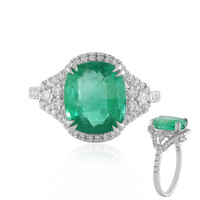 Anello in oro con Smeraldo Zambia AAA (de Melo)