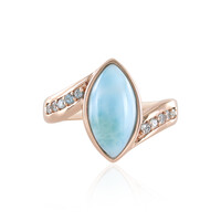Anello in argento con Larimar (KM by Juwelo)