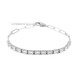 Bracciale in argento con Topazio Bianco