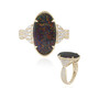 Anello in oro con Opale Matrice Andamooka (AMAYANI)