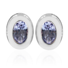 Orecchini in argento con Tanzanite (non riscaldata)