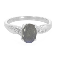 Anello in argento con Labradorite