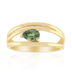 Anello in oro con Demantoide del Madagascar