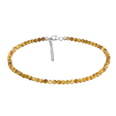 Collana in argento con Occhio di Tigre