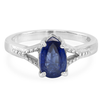 Anello in argento con Cianite Tibetana