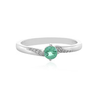 Anello in argento con Smeraldo Russo