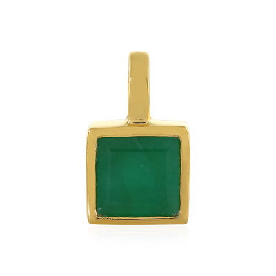 Ciondolo in argento con Smeraldo Zambia