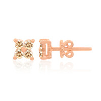 Orecchini in oro con Diamante Rose de France SI1 di Argyle