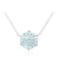 Collana in argento con Topazio Blu Cielo