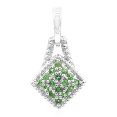 Ciondolo in argento con Tsavorite