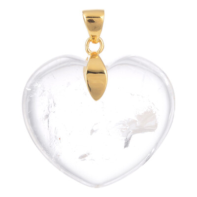 Ciondolo in argento con Quarzo Bianco