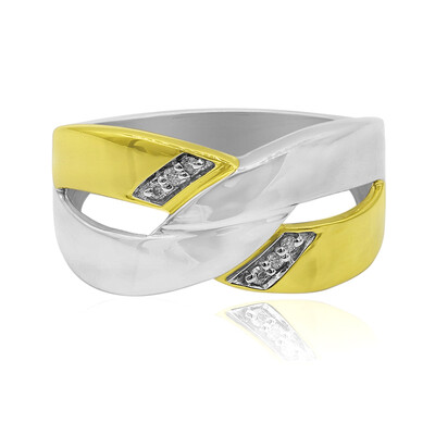 Anello in argento con Diamante I1 (G) (Annette)