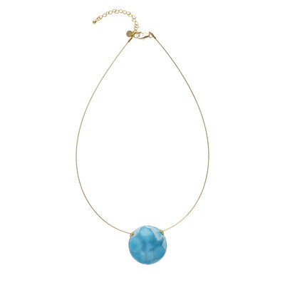 Collana in argento con Larimar