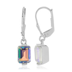 Orecchini in argento con Topazio Arcobaleno
