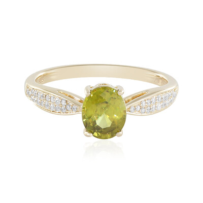 Anello in oro con Sfene (AMAYANI)