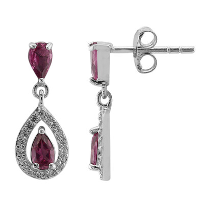 Orecchini in argento con Granato Malaya