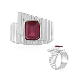 Anello in argento con Rubino del Madagascar (de Melo)