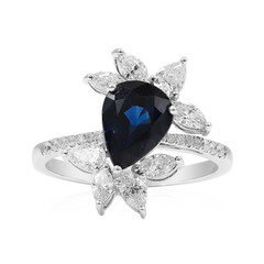 Anello in oro con Zaffiro Blu (Estée Collection)