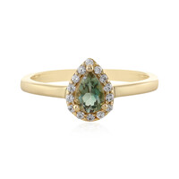 Anello in oro con Pietra del Sole dell'Oregon