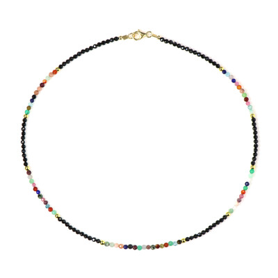 Collana in argento con Spinello Nero