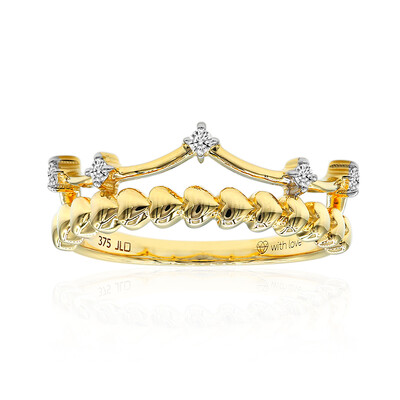 Anello in oro con Diamante SI1 (G) (Annette)
