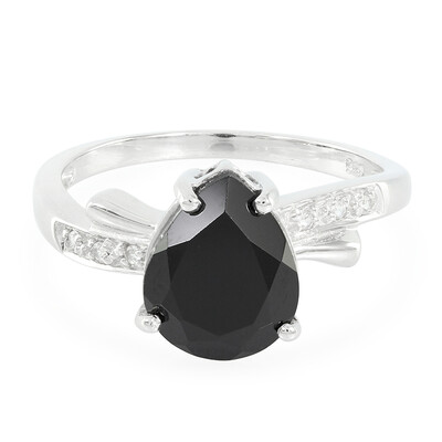 Anello in argento con Spinello Nero