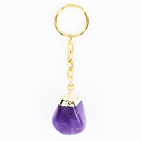 Accessorio in acciaio inossidabile con Ametista