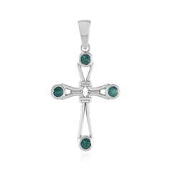 Ciondolo in argento con Grandidierite
