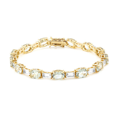 Bracciale in argento con Ametista Verde