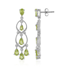 Orecchini in argento con Peridoto