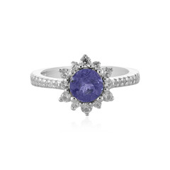 Anello in argento con Tanzanite