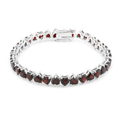 Bracciale in argento con Granato