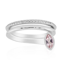 Anello in argento con Tormalina Rosa Nigeriana