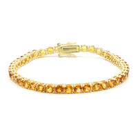 Bracciale in argento con Citrino Madeira