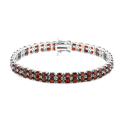 Bracciale in argento con Granato