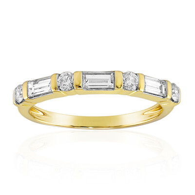 Anello in oro con Diamante IF (D) (Annette)