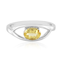 Anello in argento con Berillo Giallo