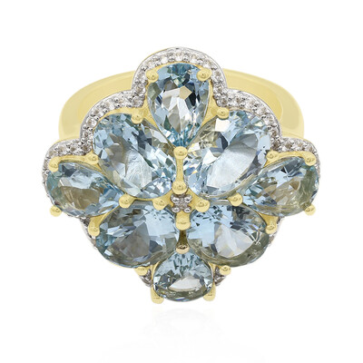 Anello in oro con Acquamarina Medina