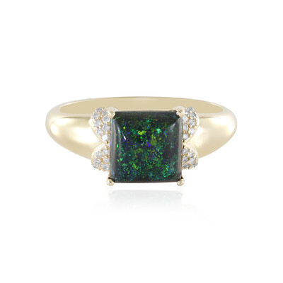 Anello in oro con Opale Matrice Andamooka (AMAYANI)