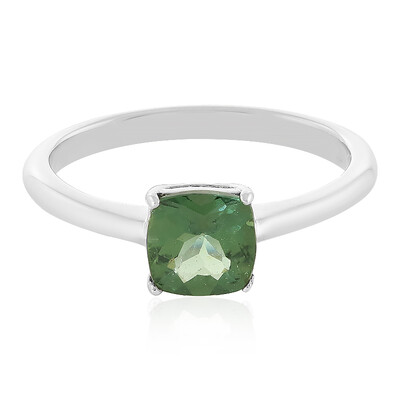 Anello in argento con Apatite Cromo