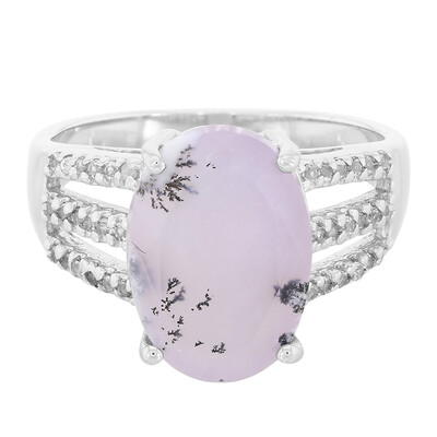 Anello in argento con Agata Dendritica